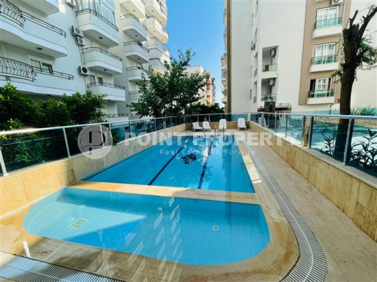 Уютная квартира 2+1, 110м², в 350м от моря в Махмутларе, в комплексе с бассейном-id-1403-фото-21