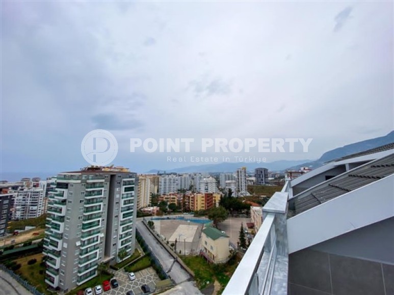 Просторная двухуровневая квартира с чистовой отделкой в 600 метрах от моря, в центре района Махмутлар-id-4993-фото-10