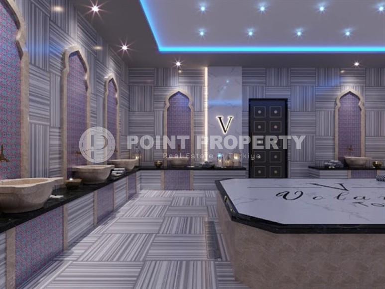 Апартаменты в роскошной резиденции на этапе строительства в популярном районе Аланьи - Махмутлар-id-4998-фото-3