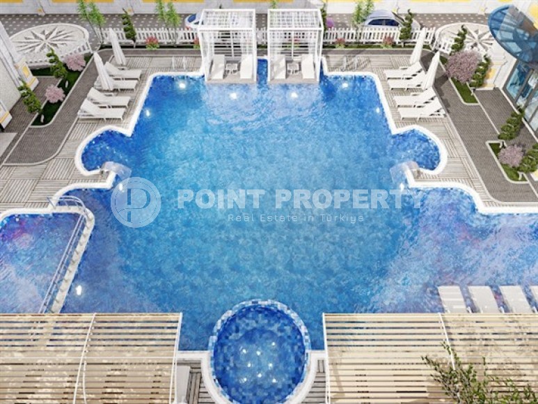 Апартаменты в роскошной резиденции на этапе строительства в популярном районе Аланьи - Махмутлар-id-4998-фото-10