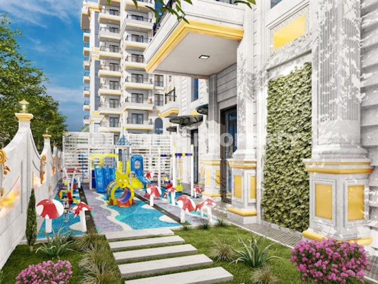 Апартаменты в роскошной резиденции на этапе строительства в популярном районе Аланьи - Махмутлар-id-4998-фото-12