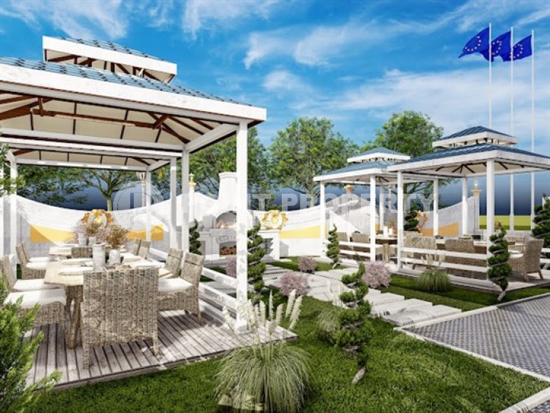 Апартаменты в роскошной резиденции на этапе строительства в популярном районе Аланьи - Махмутлар-id-4998-фото-15