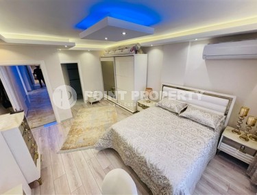 Апартаменты с тремя спальными комнатами, с обстановкой в классическом стиле, в центре города Аланья-id-5002-фото-5