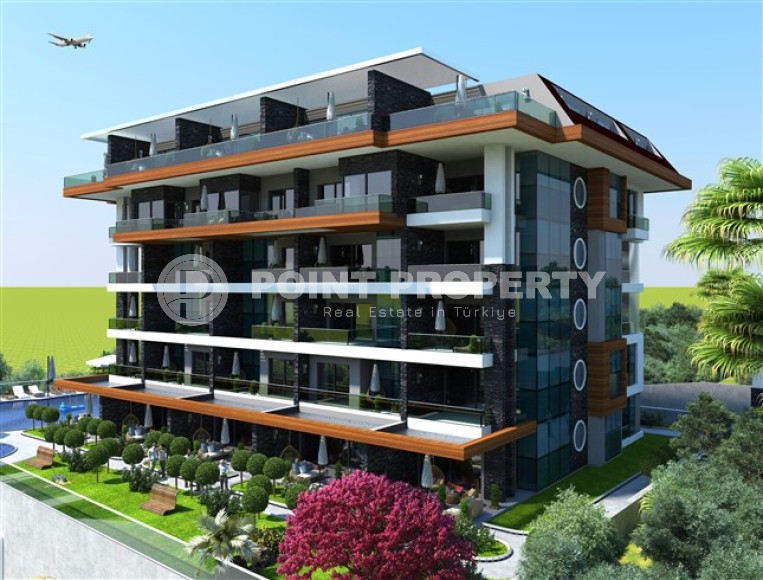 Апартаменты и дуплексы в жилом комплексе на начальном этапе строительства в 400 метрах от моря-id-5009-фото-3