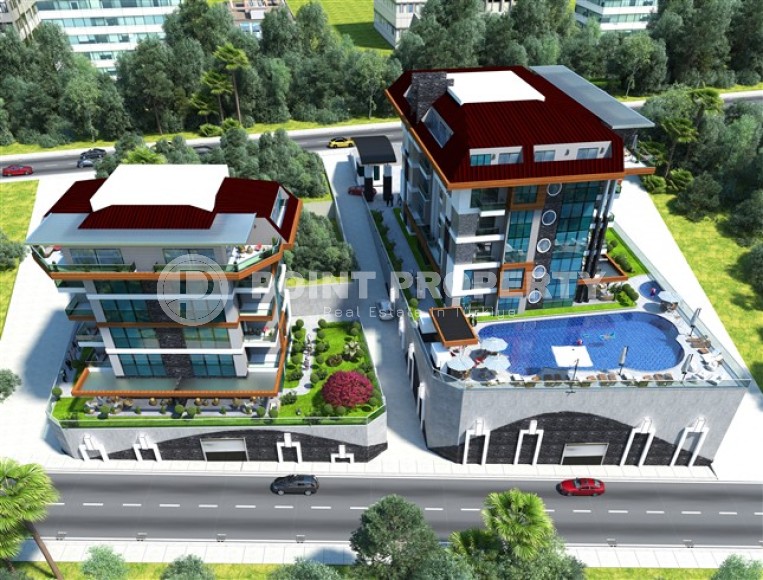 Апартаменты и дуплексы в жилом комплексе на начальном этапе строительства в 400 метрах от моря-id-5009-фото-8