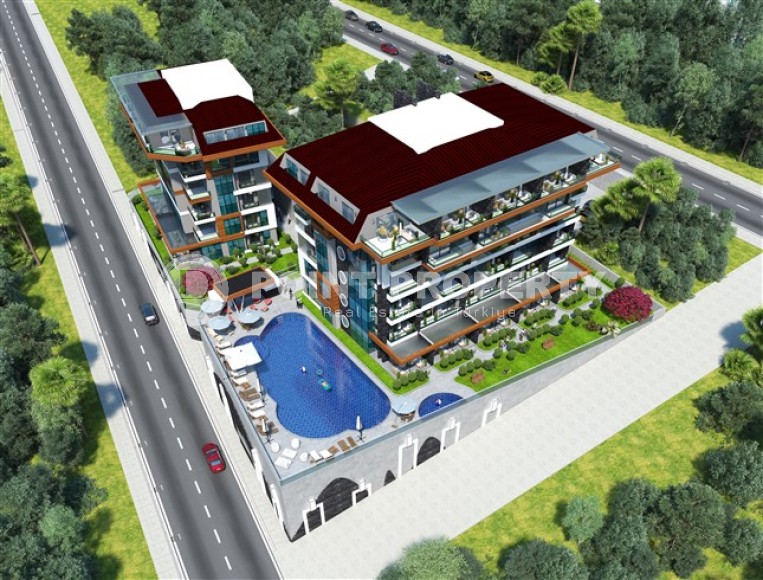 Апартаменты и дуплексы в жилом комплексе на начальном этапе строительства в 400 метрах от моря-id-5009-фото-9