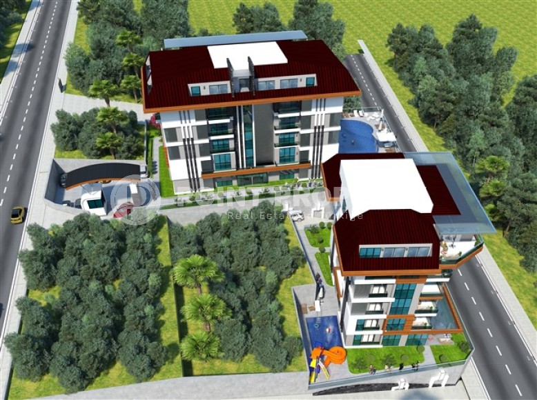 Апартаменты и дуплексы в жилом комплексе на начальном этапе строительства в 400 метрах от моря-id-5009-фото-10