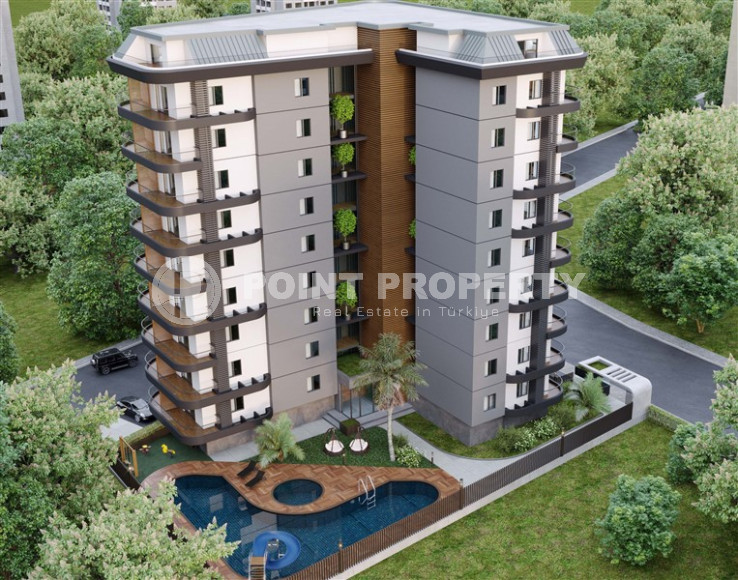 Новый проект резиденции премиум класса, в 650 метрах от моря в Махмутларе для ваших инвестиций-id-1405-фото-8