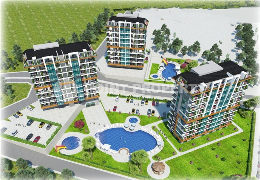 Квартиры и дуплексы в новом жилом комплексе в инвестиционно привлекательном районе Аланьи - Кестель-id-5011-фото-8