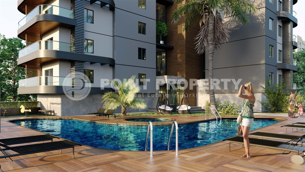 Новый проект резиденции премиум класса, в 650 метрах от моря в Махмутларе для ваших инвестиций-id-1405-фото-11