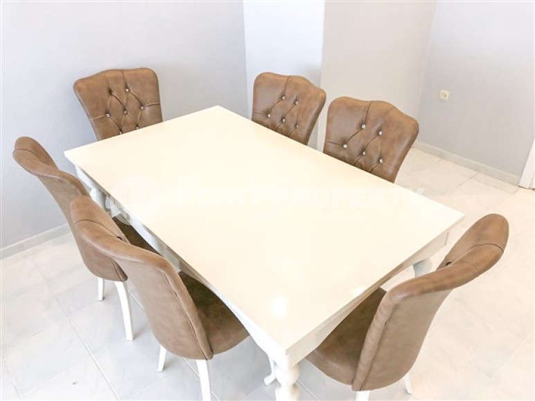 Меблированные апартаменты с тремя спальными комнатами в центре города Аланья-id-5019-фото-3