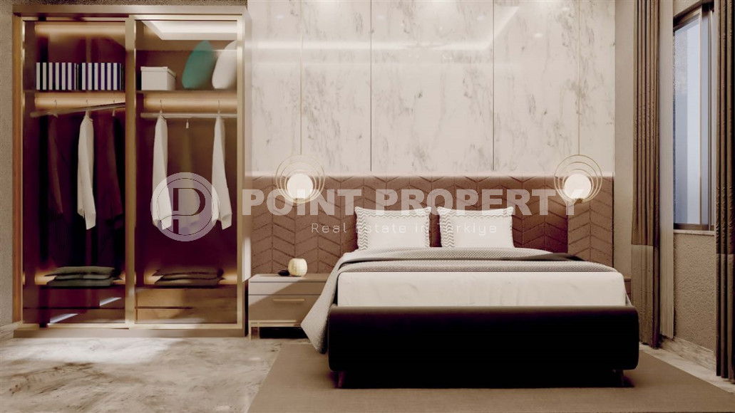 Новый проект резиденции премиум класса, в 650 метрах от моря в Махмутларе для ваших инвестиций-id-1405-фото-22