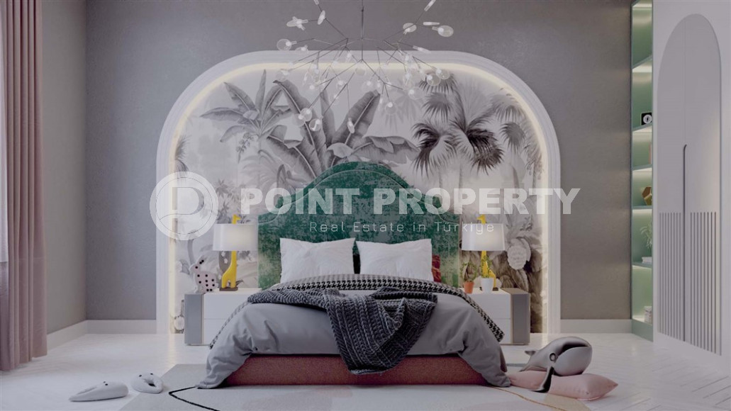 Новый проект резиденции премиум класса, в 650 метрах от моря в Махмутларе для ваших инвестиций-id-1405-фото-25