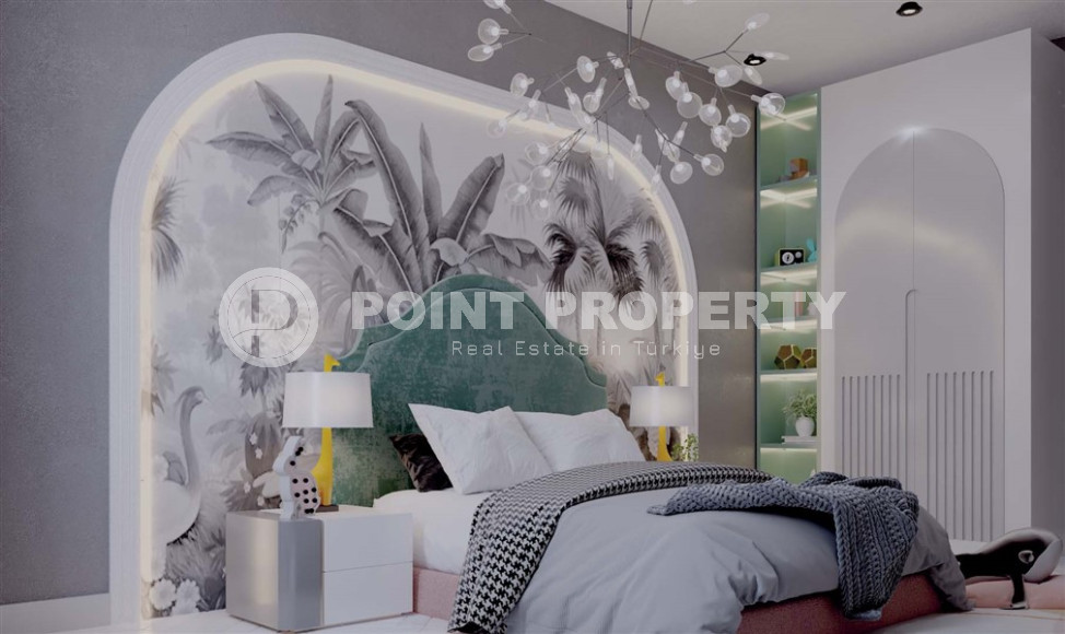 Новый проект резиденции премиум класса, в 650 метрах от моря в Махмутларе для ваших инвестиций-id-1405-фото-26