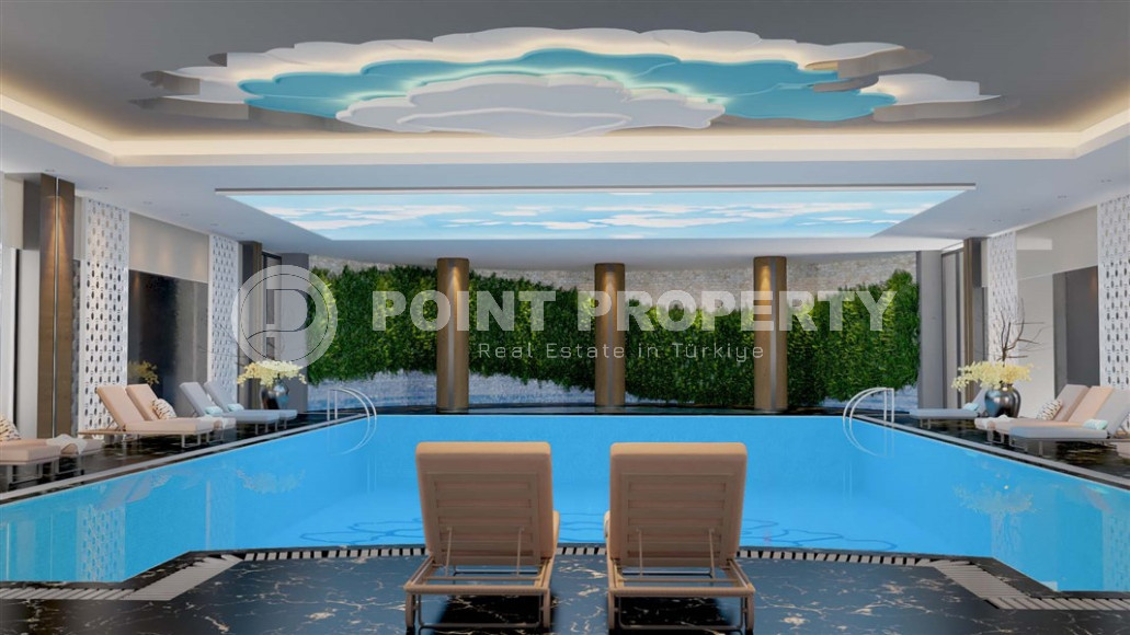 Новый проект резиденции премиум класса, в 650 метрах от моря в Махмутларе для ваших инвестиций-id-1405-фото-32