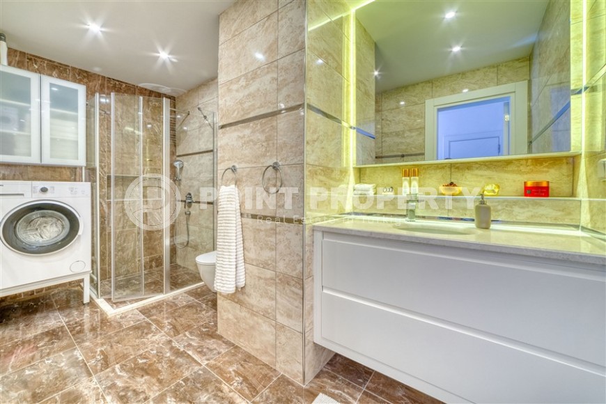 Three-room stylish apartment with terrace, duplex, furniture, 400 m from the sea-id-5028-photo-19