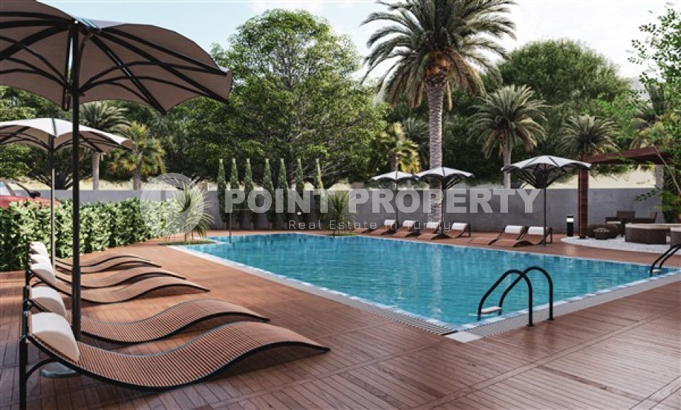 Квартиры 1+1 на 1-м этаже в резиденции на завершающем этапе строительства, в двух километрах от моря-id-5031-фото-3