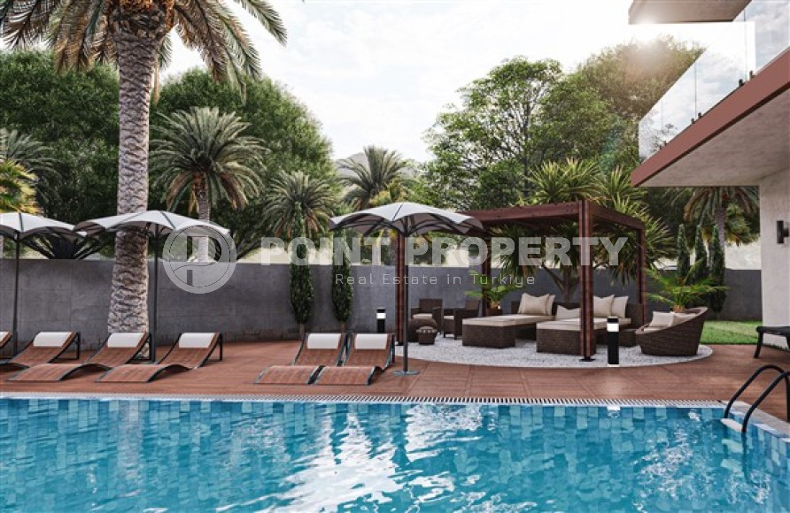 Квартиры 1+1 на 1-м этаже в резиденции на завершающем этапе строительства, в двух километрах от моря-id-5031-фото-4