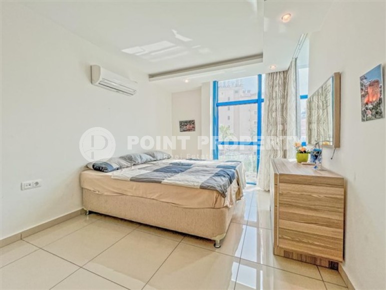 Уютные апартаменты с двумя спальными комнатами и современным интерьером, в районе города Аланья - Джикджилли-id-5040-фото-5