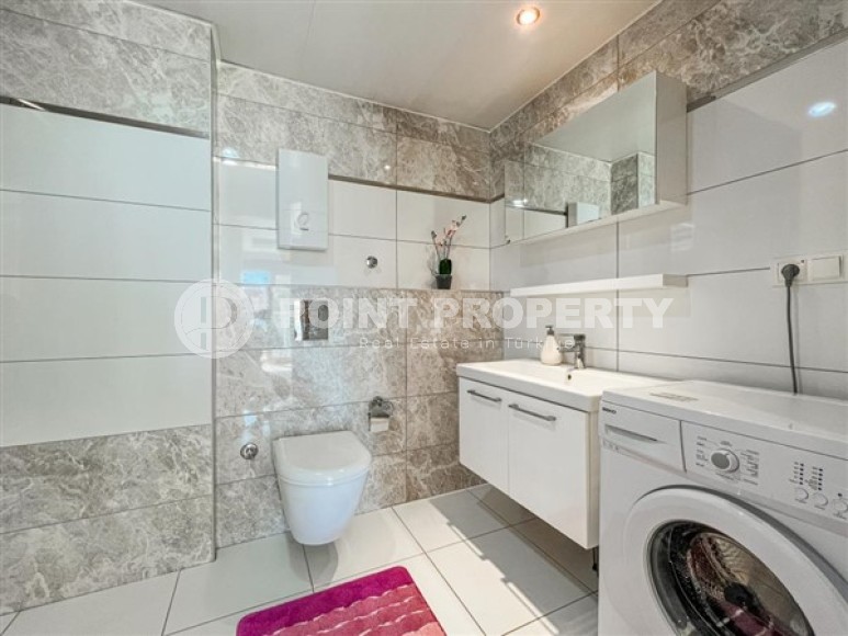 Уютные апартаменты с двумя спальными комнатами и современным интерьером, в районе города Аланья - Джикджилли-id-5040-фото-7