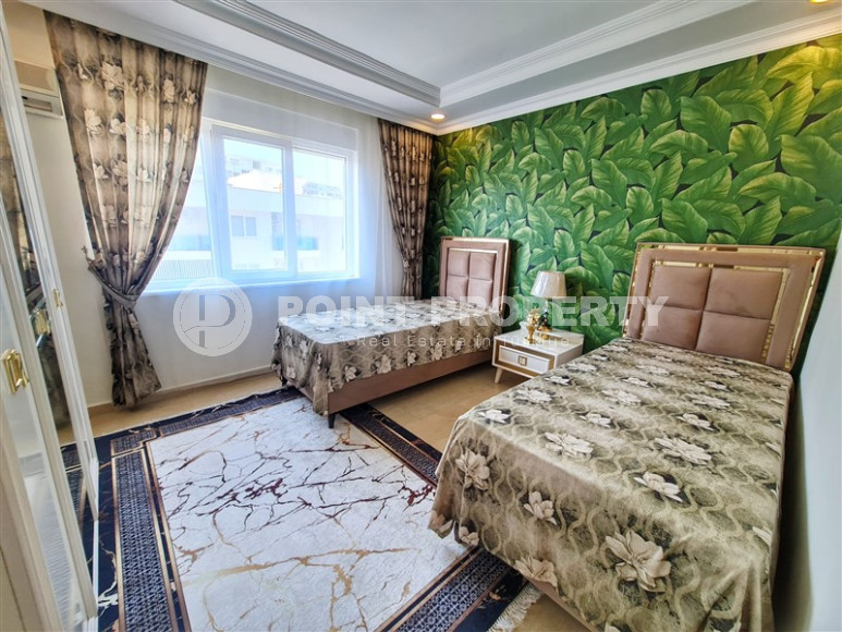 Apartment 2+1, 120m², with interior from a designer in the Alanya area - Mahmutlar, 350m from the sea-id-1407-photo-12