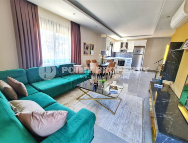 Новый дуплекс с двумя спальнями, 120м², в комплексе премиум класса в Каргыджаке, Аланья-id-1408-фото-2