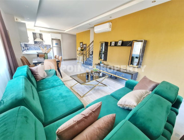 Новый дуплекс с двумя спальнями, 120м², в комплексе премиум класса в Каргыджаке, Аланья-id-1408-фото-3