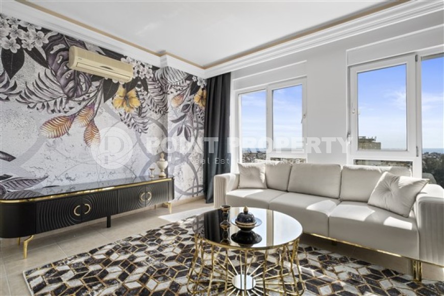 Stylish modern apartment with panoramic views of the sea, mountains and Alanya fortress within walking distance from the city center-id-5047-photo-2
