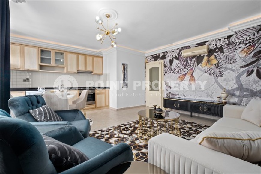 Stylish modern apartment with panoramic views of the sea, mountains and Alanya fortress within walking distance from the city center-id-5047-photo-3