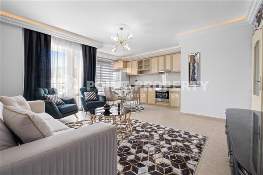 Stylish modern apartment with panoramic views of the sea, mountains and Alanya fortress within walking distance from the city center-id-5047-photo-4
