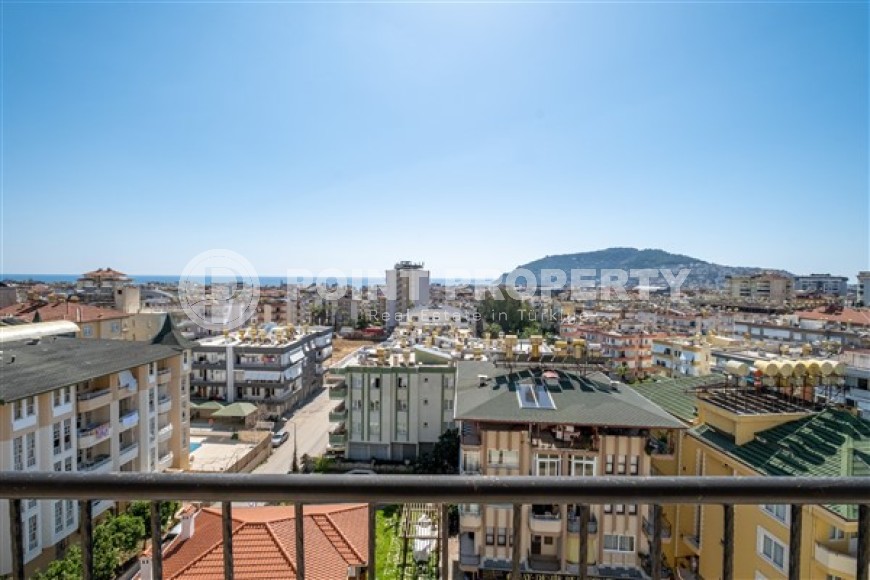 Stylish modern apartment with panoramic views of the sea, mountains and Alanya fortress within walking distance from the city center-id-5047-photo-14