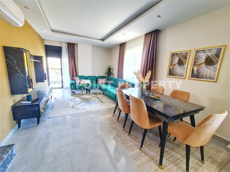 Новый дуплекс с двумя спальнями, 120м², в комплексе премиум класса в Каргыджаке, Аланья-id-1408-фото-5