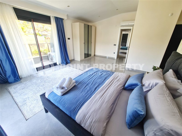 Новый дуплекс с двумя спальнями, 120м², в комплексе премиум класса в Каргыджаке, Аланья-id-1408-фото-12