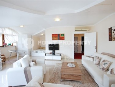 Панорамная двухуровневая квартира 6+1 на 4-м этаже с мансардой в 500 метрах от пляжа и набережной-id-5054-фото-5