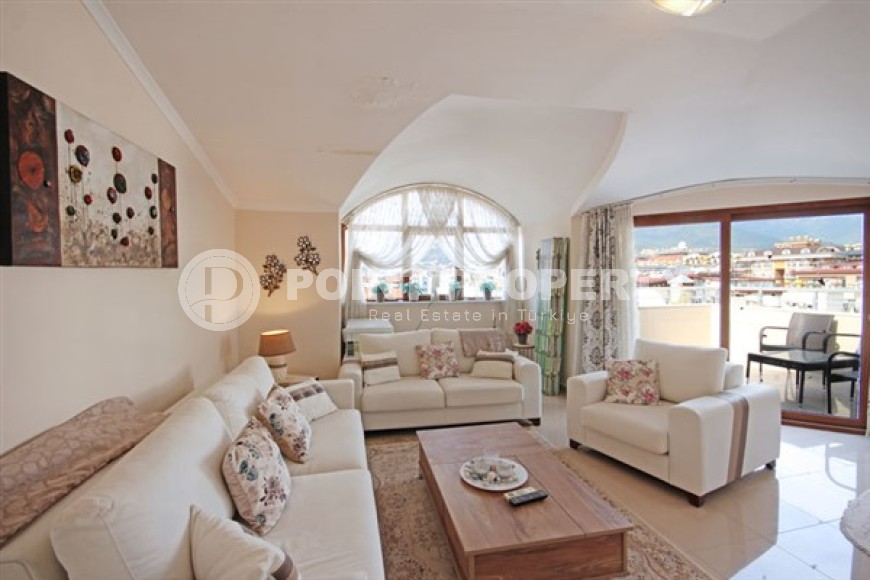 Панорамная двухуровневая квартира 6+1 на 4-м этаже с мансардой в 500 метрах от пляжа и набережной-id-5054-фото-6