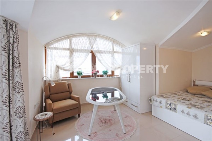 Панорамная двухуровневая квартира 6+1 на 4-м этаже с мансардой в 500 метрах от пляжа и набережной-id-5054-фото-7