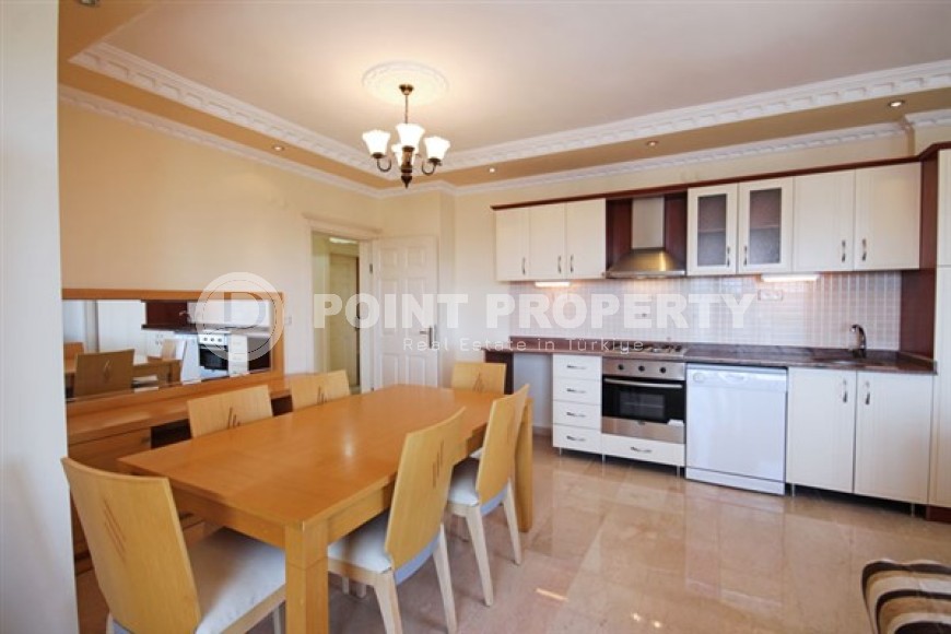 Дуплекс 4+1 с хорошим ремонтом, новой мебелью и бытовой техникой, на 9-м этаже с мансардой-id-5055-фото-3