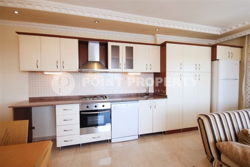 Дуплекс 4+1 с хорошим ремонтом, новой мебелью и бытовой техникой, на 9-м этаже с мансардой-id-5055-фото-4