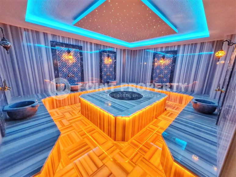 Новый дуплекс с двумя спальнями, 120м², в комплексе премиум класса в Каргыджаке, Аланья-id-1408-фото-29