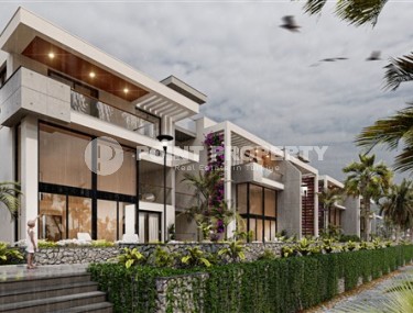 Апартаменты в современном жилом комплексе с инфраструктурой отельного типа, на этапе застройки, в городе Эсентепе - Северный Кипр-id-5067-фото-1