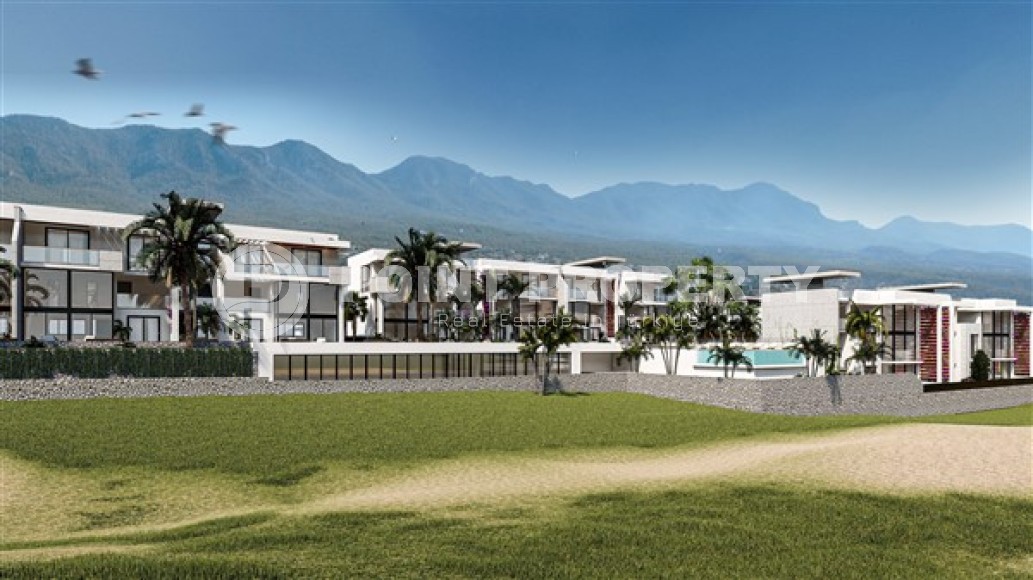 Апартаменты в современном жилом комплексе с инфраструктурой отельного типа, на этапе застройки, в городе Эсентепе - Северный Кипр-id-5067-фото-19