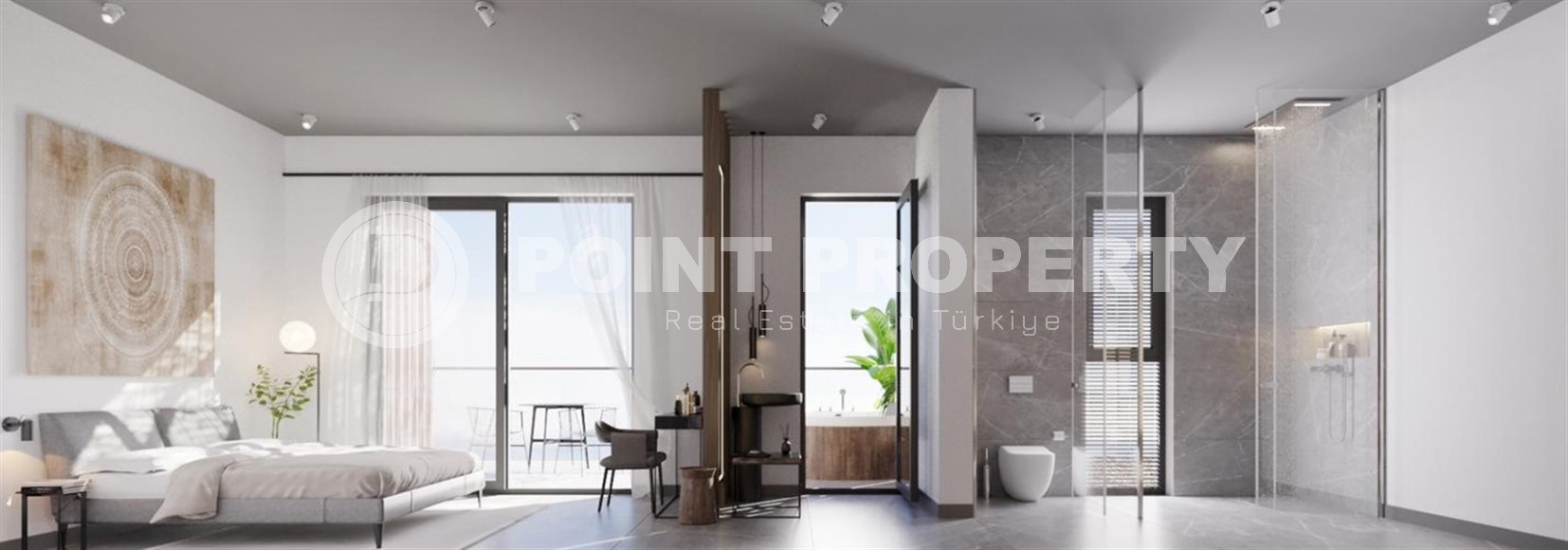 Виллы  в Аланьи, в районе Конаклы.-id-1053-фото-2