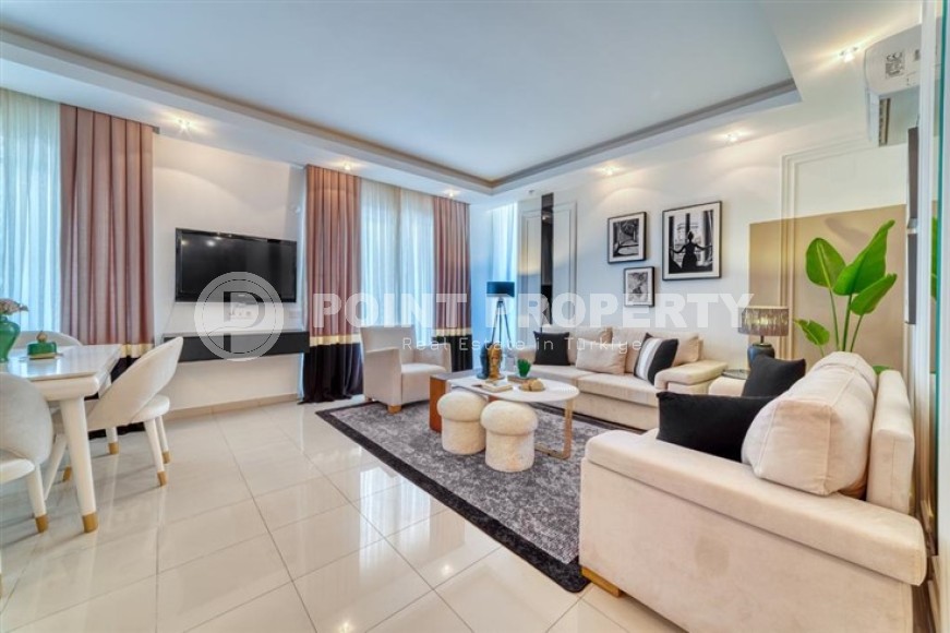 Светлая просторная квартира 2+1 на 1-м этаже в доме 2012 года постройки с бассейном и фитнес клубом.-id-4442-фото-2