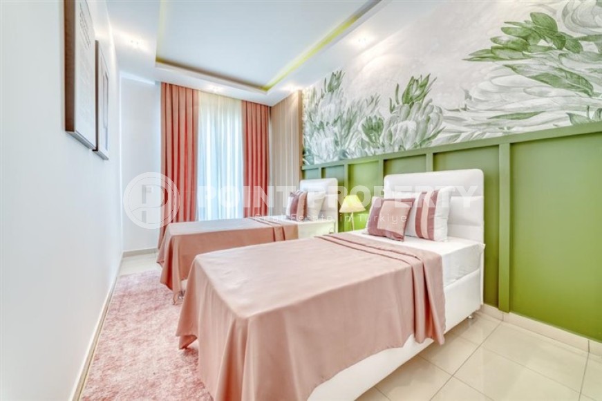 Светлая просторная квартира 2+1 на 1-м этаже в доме 2012 года постройки с бассейном и фитнес клубом.-id-4442-фото-5