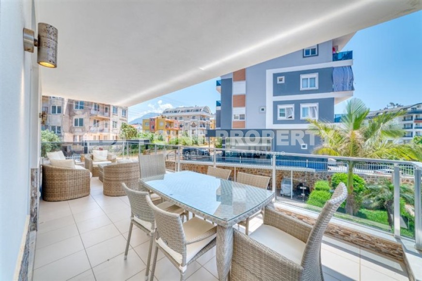 Светлая просторная квартира 2+1 на 1-м этаже в доме 2012 года постройки с бассейном и фитнес клубом.-id-4442-фото-12