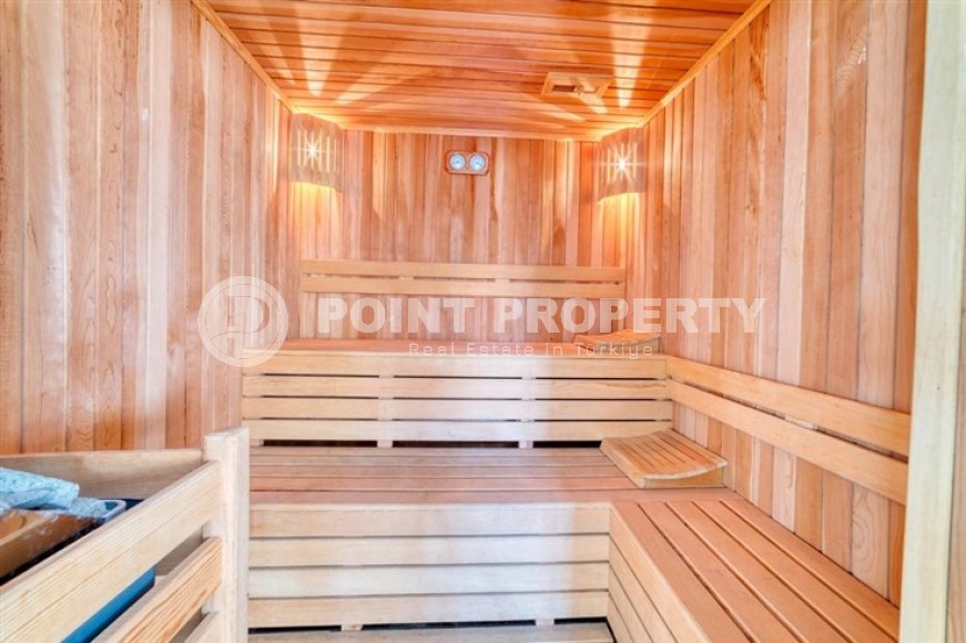 Светлая просторная квартира 2+1 на 1-м этаже в доме 2012 года постройки с бассейном и фитнес клубом.-id-4442-фото-14