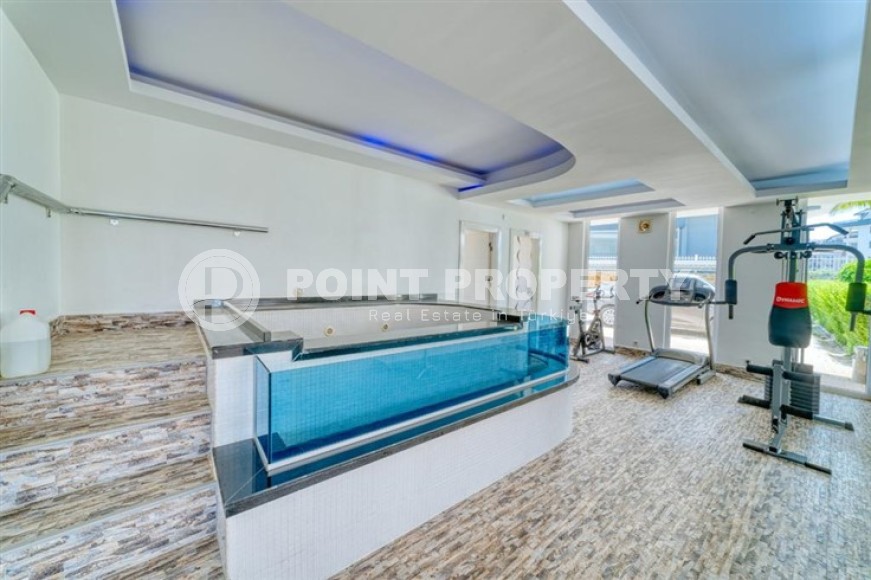 Светлая просторная квартира 2+1 на 1-м этаже в доме 2012 года постройки с бассейном и фитнес клубом.-id-4442-фото-18