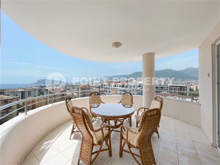 Панорамная квартира 2+1, общей площадью 110 м2, с роскошным видом на море и крепость Аланьи-id-5074-фото-12