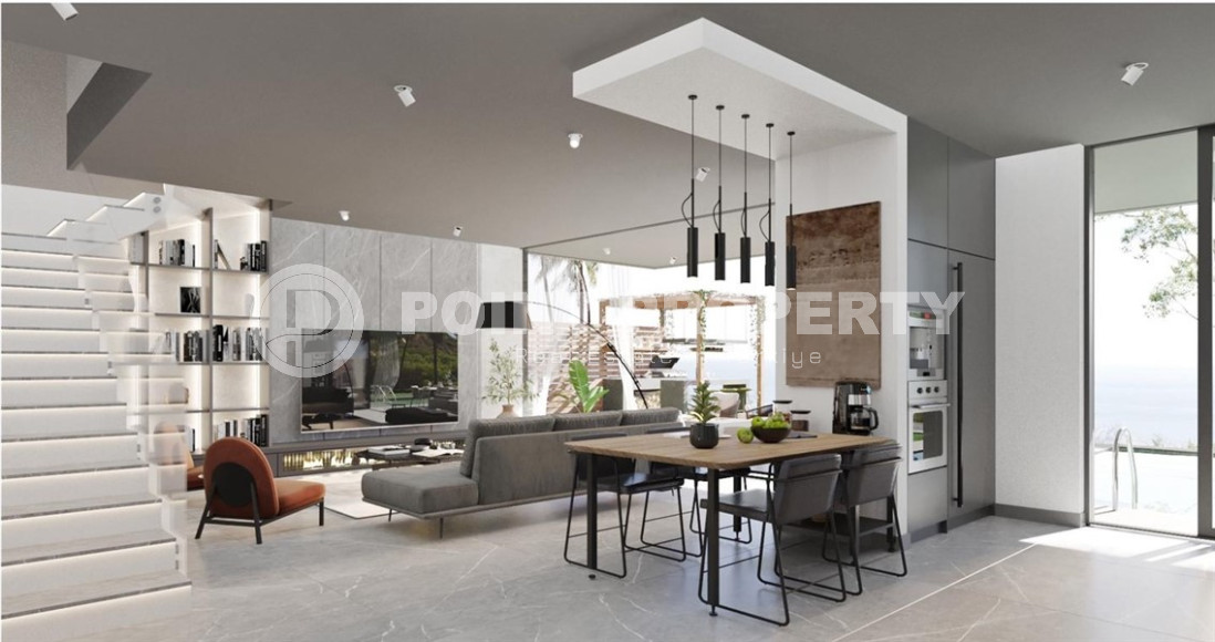 Виллы  в Аланьи, в районе Конаклы.-id-1053-фото-5