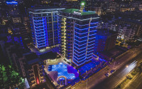 Квартира 1+1, 67м², в элитном комплексе на первой береговой линии в Махмутларе, Алания-id-1410-фото-2